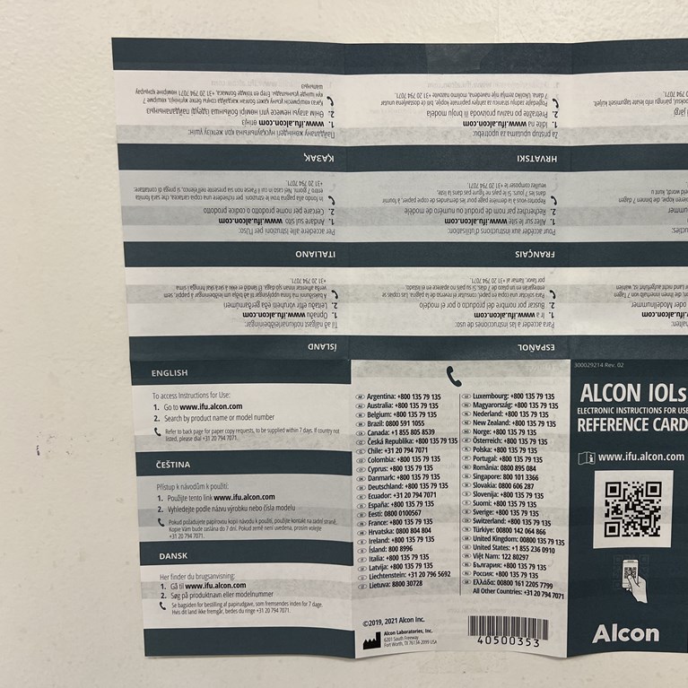 ALCON instructions